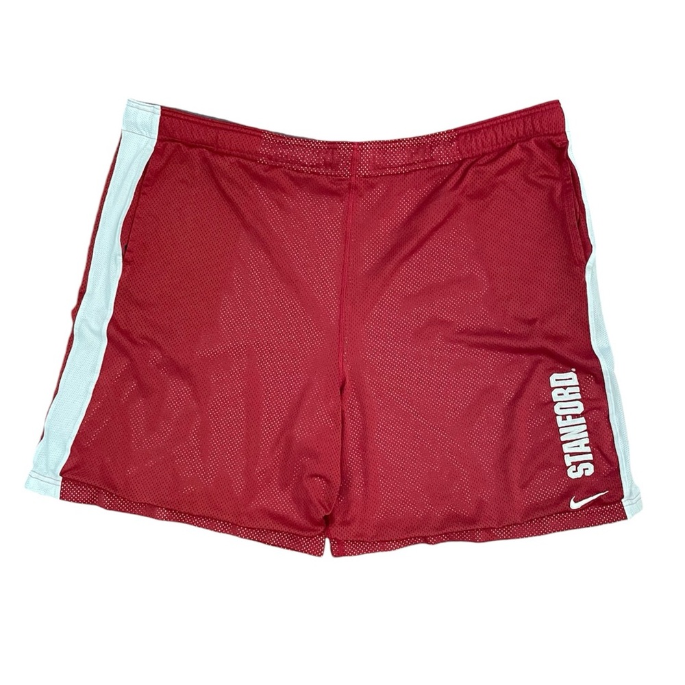 Vintage Nike Stanford Athletic Shorts Dri-Fit Red  XL